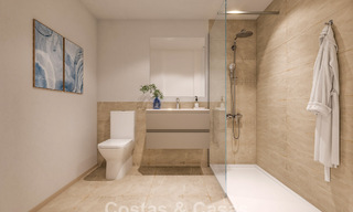 Appartements contemporains de luxe neufs à vendre en bordure du golf à Estepona 803612 