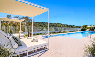 Appartements contemporains de luxe neufs à vendre en bordure du golf à Estepona 803613 