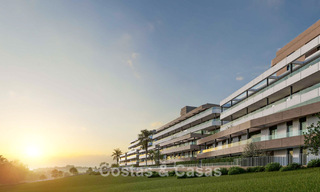 Appartements contemporains de luxe neufs à vendre en bordure du golf à Estepona 803616 