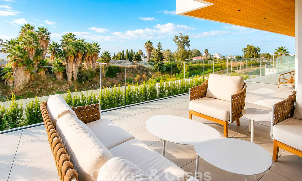 Appartement moderne prestigieux de 3 chambres prêt à emménager à vendre sur le Golden Mile de Marbella 803782