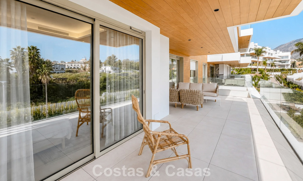 Appartement moderne prestigieux de 3 chambres prêt à emménager à vendre sur le Golden Mile de Marbella 803813