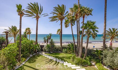 Villa de luxe contemporaine d'exception en première ligne de plage à vendre à San Pedro, Marbella 803697