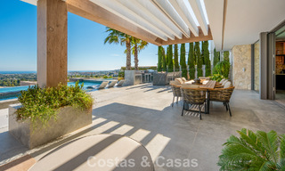 Villa de luxe d'exception avec vue sur la mer à vendre dans une résidence sécurisée à La Quinta, Marbella - Benahavís 803725 