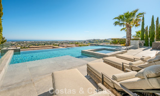 Villa de luxe d'exception avec vue sur la mer à vendre dans une résidence sécurisée à La Quinta, Marbella - Benahavís 803726 