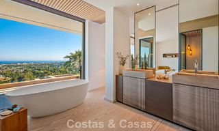 Villa de luxe d'exception avec vue sur la mer à vendre dans une résidence sécurisée à La Quinta, Marbella - Benahavís 803739 