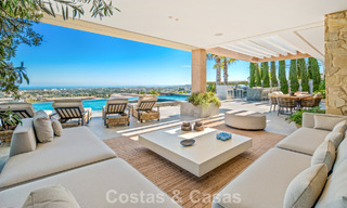Villa de luxe d'exception avec vue sur la mer à vendre dans une résidence sécurisée à La Quinta, Marbella - Benahavís 804123 