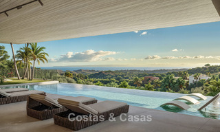 Villa de rêve ultramoderne avec des vues spectaculaires sur la mer à vendre dans les collines de Marbella - Benahavís 803922 