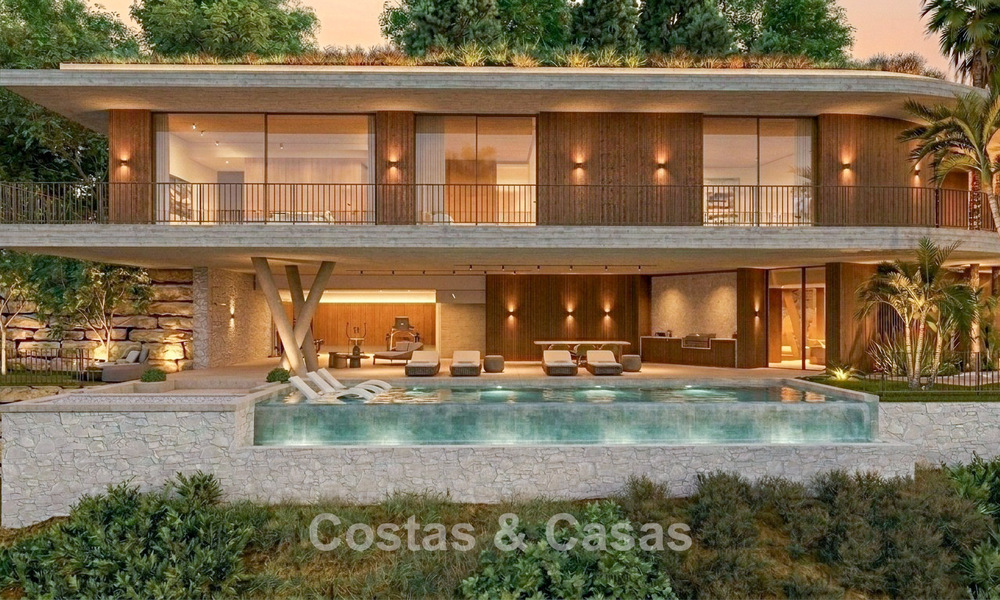 Villa de rêve ultramoderne avec des vues spectaculaires sur la mer à vendre dans les collines de Marbella - Benahavís 803923