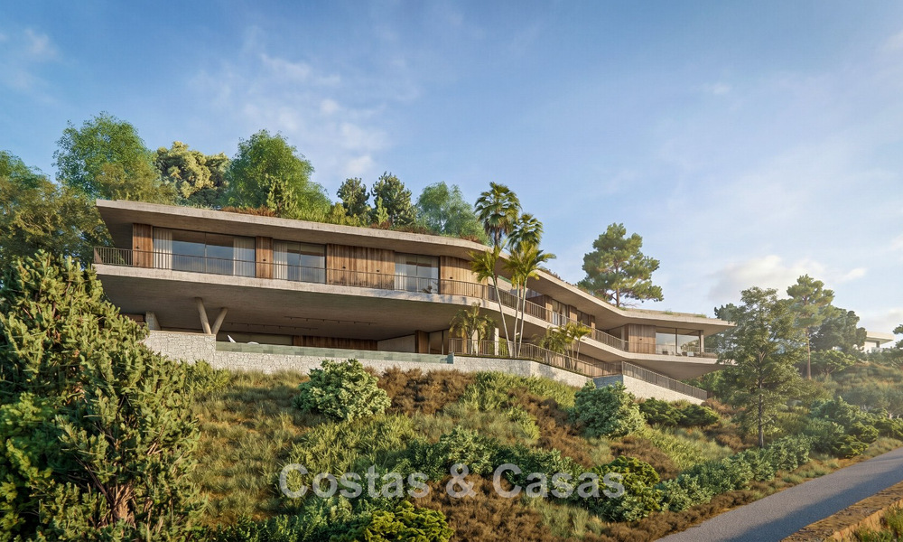 Villa de rêve ultramoderne avec des vues spectaculaires sur la mer à vendre dans les collines de Marbella - Benahavís 803926