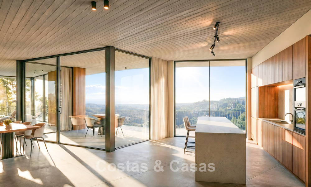 Villa de rêve ultramoderne avec des vues spectaculaires sur la mer à vendre dans les collines de Marbella - Benahavís 803929