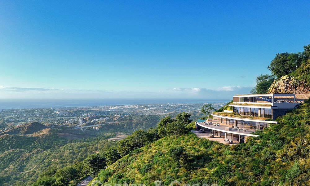 Villa design exclusive ultramoderne avec vues panoramiques sur la mer à vendre à Real de La Quinta, Marbella - Benahavís 803997