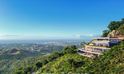 Villa design exclusive ultramoderne avec vues panoramiques sur la mer à vendre à Real de La Quinta, Marbella - Benahavís 803997