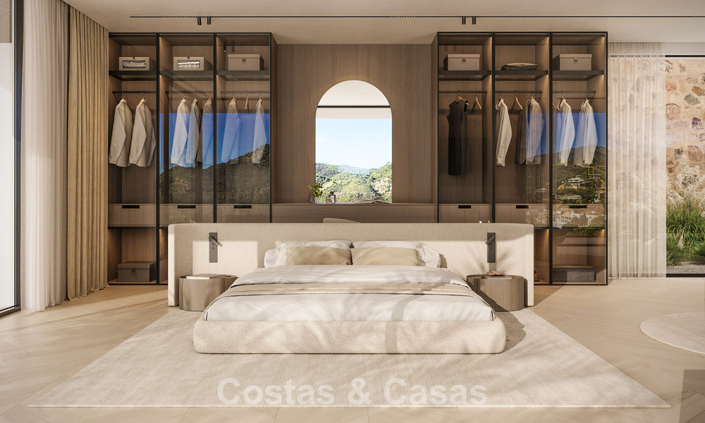 Villa d'architecte raffinée avec vue panoramique sur la mer à vendre dans les Collines de Marbella - Benahavís 804099