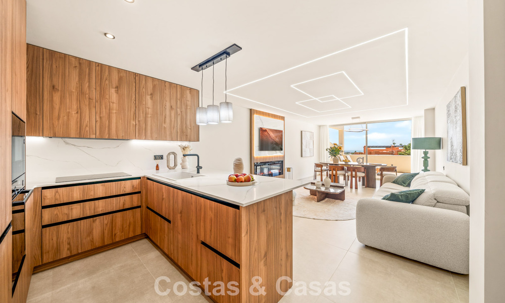 Appartement de luxe rénové avec vues panoramiques à vendre à Nueva Andalucía, Marbella 804067