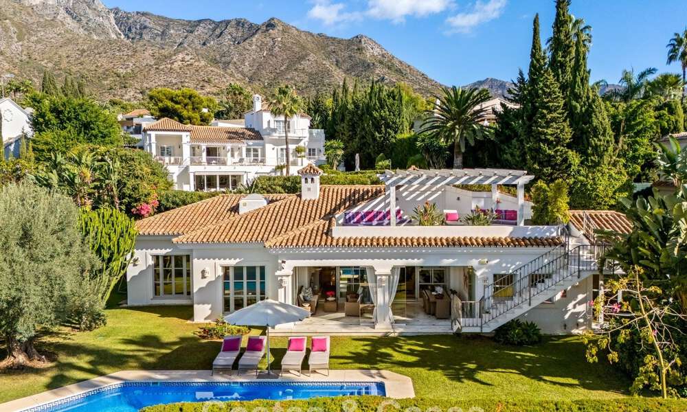 Encantadora villa de estilo mediterráneo en venta en Sierra Blanca, en la Milla de Oro de Marbella 804052