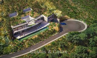 Villa d’architecte avec vues panoramiques sur les montagnes et la mer à vendre à Marbella - Benahavís 804107 