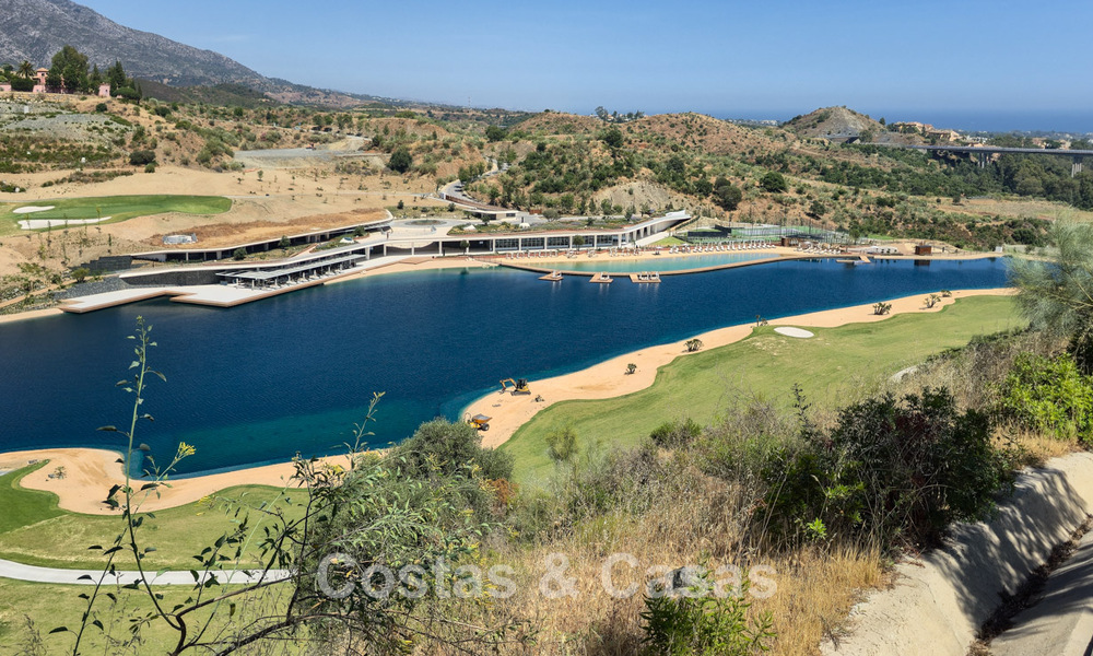 Villa d’architecte avec vues panoramiques sur les montagnes et la mer à vendre à Marbella - Benahavís 804258