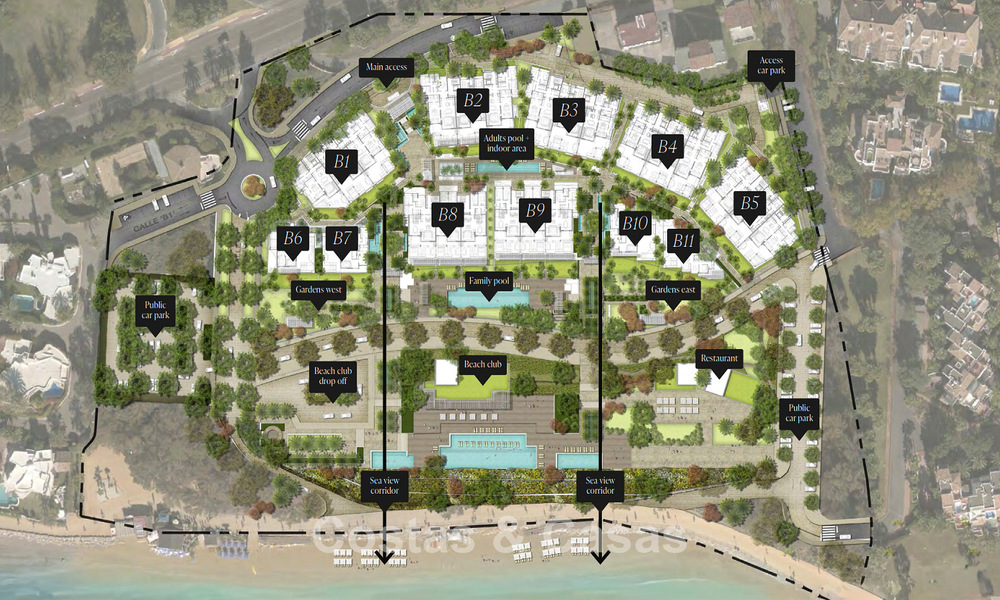 UNO Beach Residences : Résidences luxueuses en front de mer avec vues panoramiques à vendre sur la Golden Mile de Marbella 804121