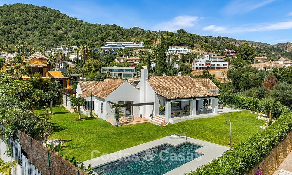 Élégante villa méditerranéenne rénovée à vendre à Cascada de Camoján, sur le Golden Mile de Marbella 804156