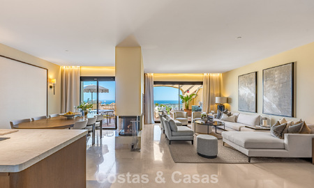 Penthouse de luxe avec vue panoramique sur la mer à vendre à La Quinta, Marbella - Benahavís 804295