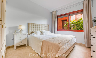 Appartement-jardin prestigieux à vendre dans une résidence en première ligne de plage entre Marbella et Estepona 804964 