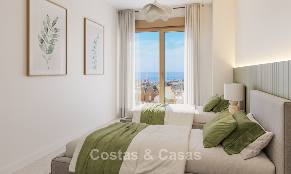 Appartements de luxe neufs avec vue panoramique sur la mer à vendre à La Cala de Mijas, Costa del Sol 804602