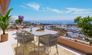 Appartements de luxe neufs avec vue panoramique sur la mer à vendre à La Cala de Mijas, Costa del Sol 804605 