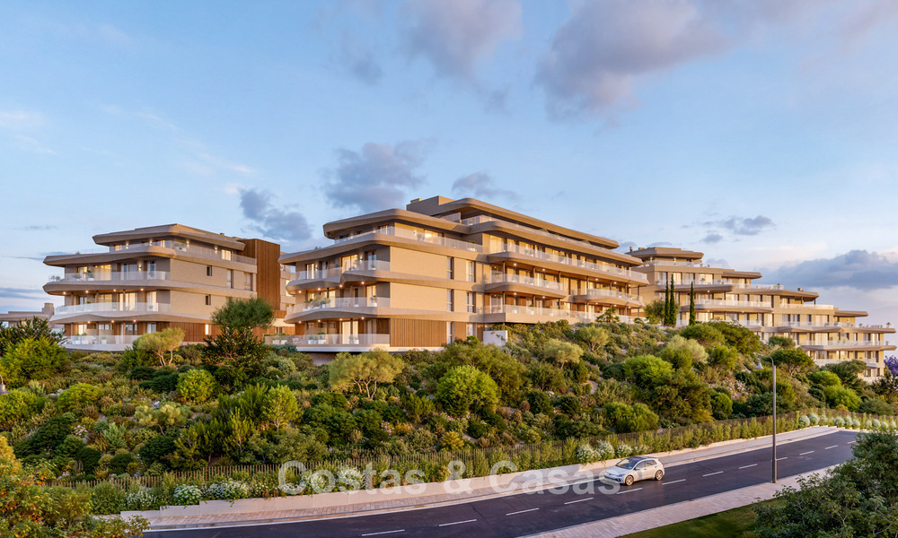 Appartements de luxe neufs avec vue panoramique sur la mer à vendre à La Cala de Mijas, Costa del Sol 804606