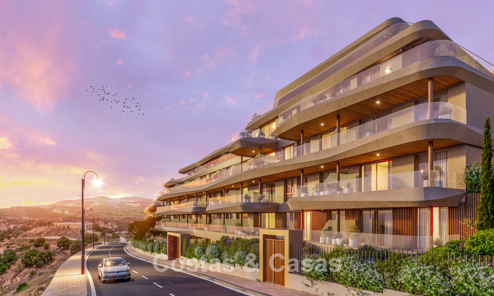 Appartements de luxe neufs avec vue panoramique sur la mer à vendre à La Cala de Mijas, Costa del Sol 804611