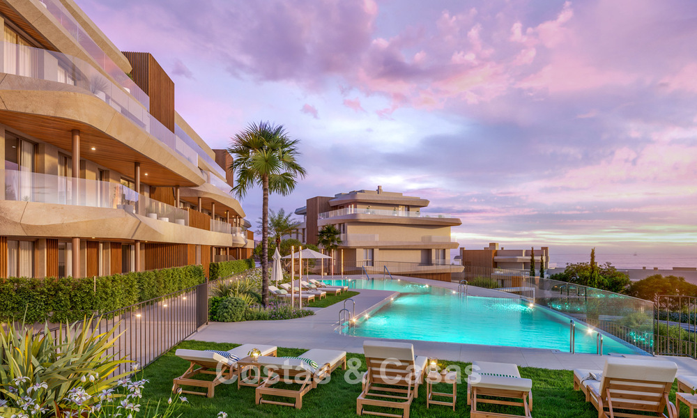 Appartements de luxe neufs avec vue panoramique sur la mer à vendre à La Cala de Mijas, Costa del Sol 804612