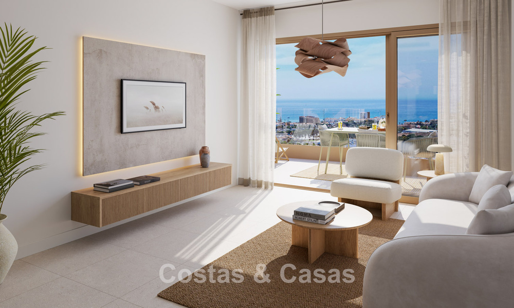 Appartements de luxe neufs avec vue panoramique sur la mer à vendre à La Cala de Mijas, Costa del Sol 804613