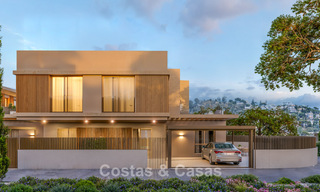Propriétés de luxe exclusives avec vues panoramiques à vendre à La Cala de Mijas, Costa del Sol 804619 
