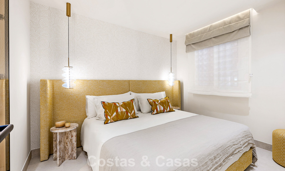 Appartement contemporain rénové avec vue dégagée sur la mer à vendre sur le New Golden Mile, entre Marbella et Estepona 804683