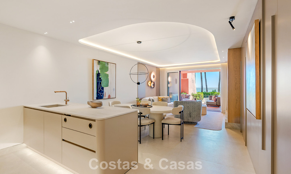Appartement contemporain rénové avec vue dégagée sur la mer à vendre sur le New Golden Mile, entre Marbella et Estepona 804688