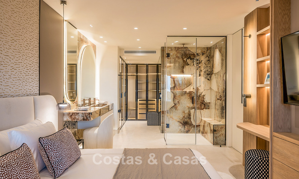 Appartement contemporain rénové avec vue dégagée sur la mer à vendre sur le New Golden Mile, entre Marbella et Estepona 804704