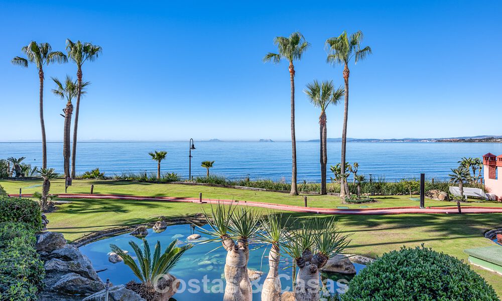 Appartement contemporain rénové avec vue dégagée sur la mer à vendre sur le New Golden Mile, entre Marbella et Estepona 804891