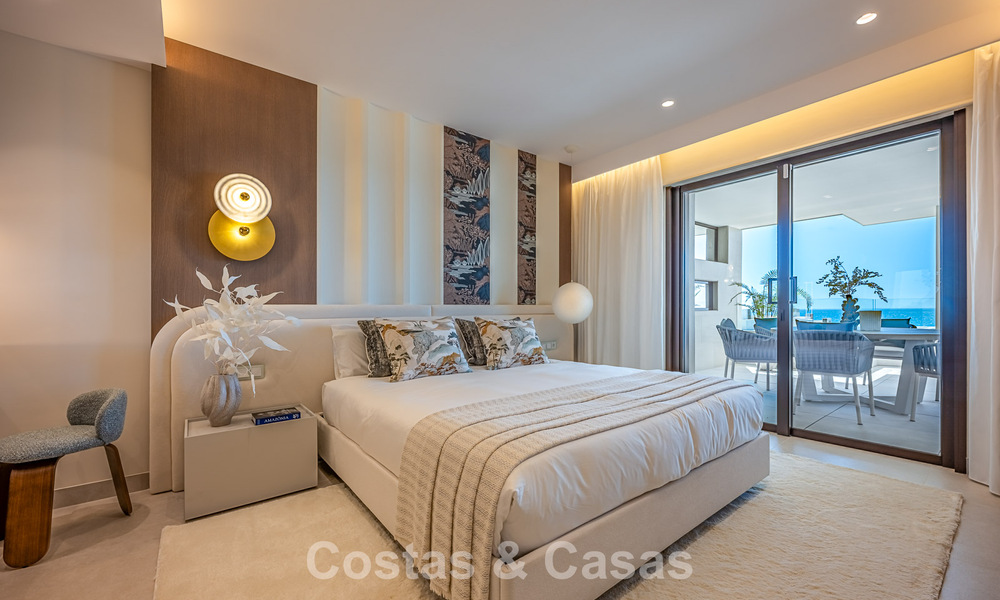 Appartement avec vue sur la mer dans une résidence en première ligne de plage sur la Nouvelle Mille d’Or - Marbella - Estepona 804713