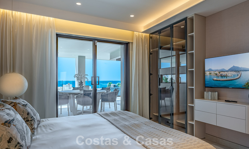 Appartement avec vue sur la mer dans une résidence en première ligne de plage sur la Nouvelle Mille d’Or - Marbella - Estepona 804714