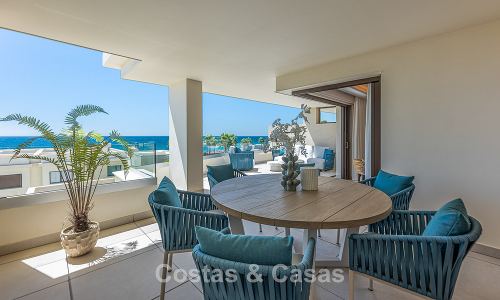 Appartement avec vue sur la mer dans une résidence en première ligne de plage sur la Nouvelle Mille d’Or - Marbella - Estepona 804718
