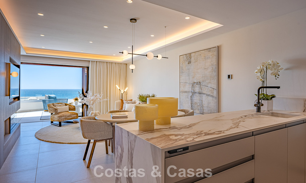Appartement avec vue sur la mer dans une résidence en première ligne de plage sur la Nouvelle Mille d’Or - Marbella - Estepona 804721