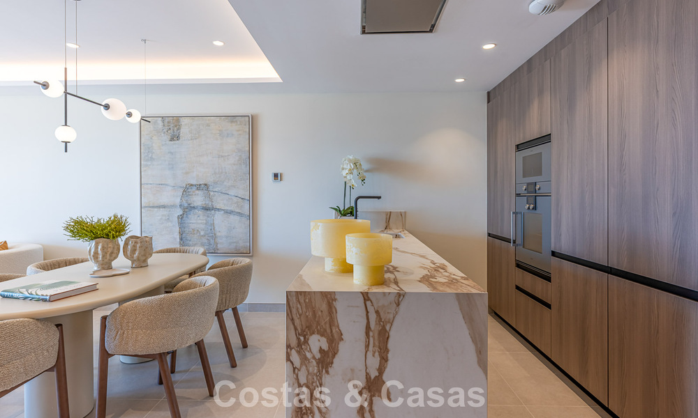 Appartement avec vue sur la mer dans une résidence en première ligne de plage sur la Nouvelle Mille d’Or - Marbella - Estepona 804722