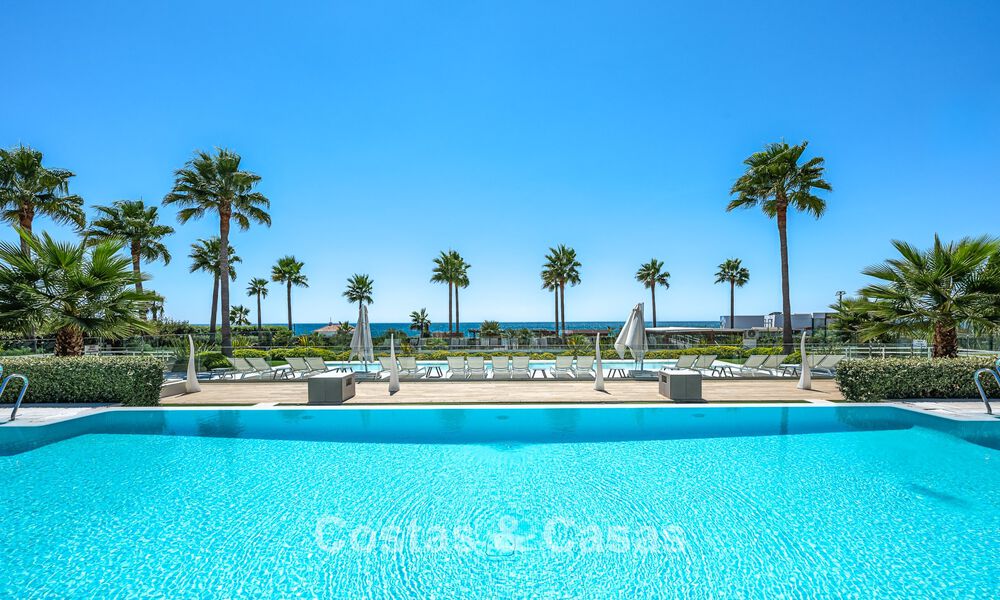 Appartement avec vue sur la mer dans une résidence en première ligne de plage sur la Nouvelle Mille d’Or - Marbella - Estepona 804725