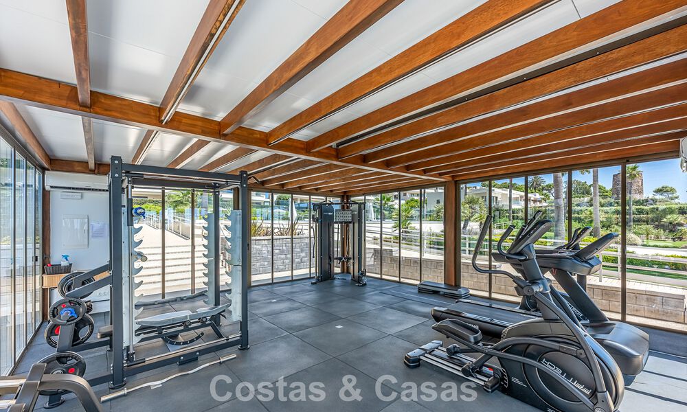 Appartement avec vue sur la mer dans une résidence en première ligne de plage sur la Nouvelle Mille d’Or - Marbella - Estepona 804730