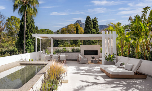 Penthouse duplex de luxe avec superbe toit-terrasse à vendre sur le prestigieux Golden Mile de Marbella 804734