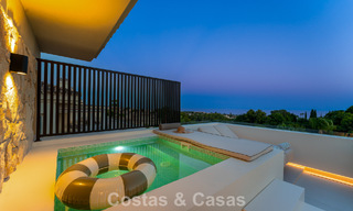 Penthouse luxueux et contemporain rénové avec vue panoramique sur la mer à Sierra Blanca, sur le Golden Mile de Marbella 804799 