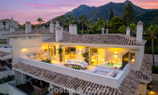 Penthouse luxueux et contemporain rénové avec vue panoramique sur la mer à Sierra Blanca, sur le Golden Mile de Marbella 804800 