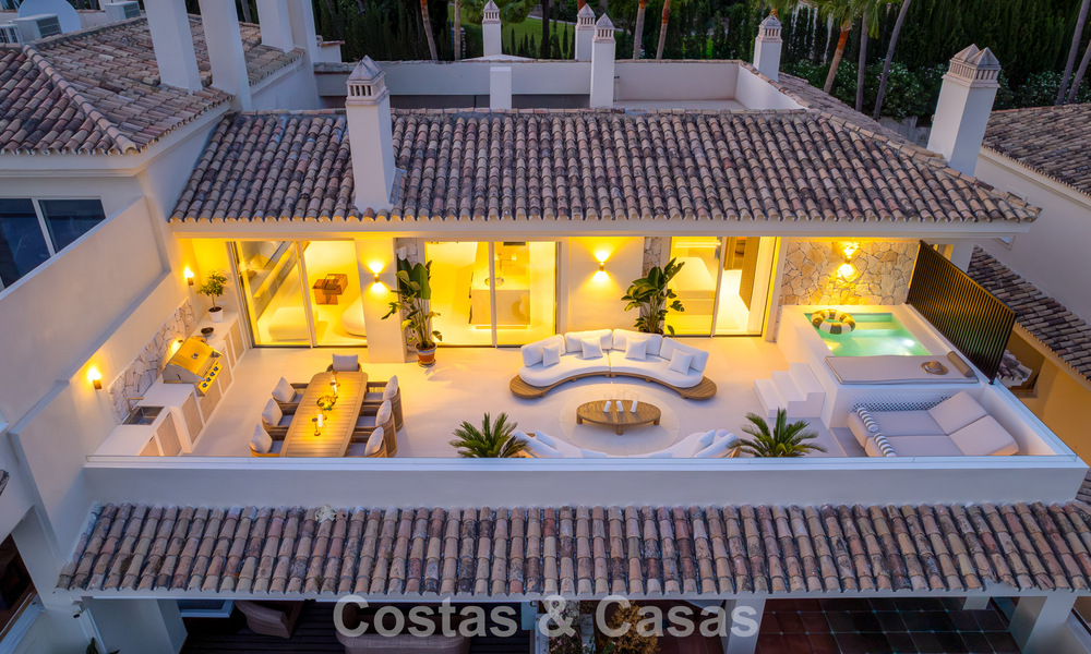 Penthouse luxueux et contemporain rénové avec vue panoramique sur la mer à Sierra Blanca, sur le Golden Mile de Marbella 804801