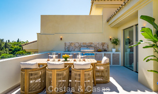 Penthouse luxueux et contemporain rénové avec vue panoramique sur la mer à Sierra Blanca, sur le Golden Mile de Marbella 804805 