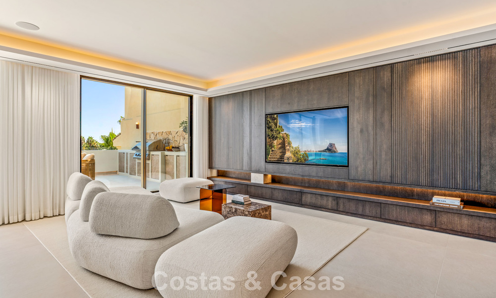 Penthouse luxueux et contemporain rénové avec vue panoramique sur la mer à Sierra Blanca, sur le Golden Mile de Marbella 804809