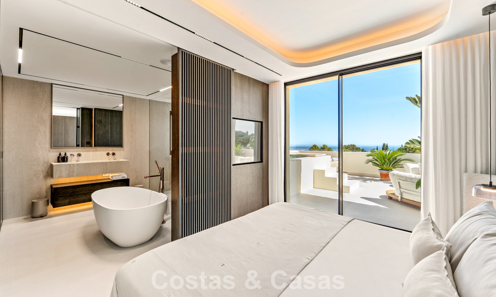 Penthouse luxueux et contemporain rénové avec vue panoramique sur la mer à Sierra Blanca, sur le Golden Mile de Marbella 804816